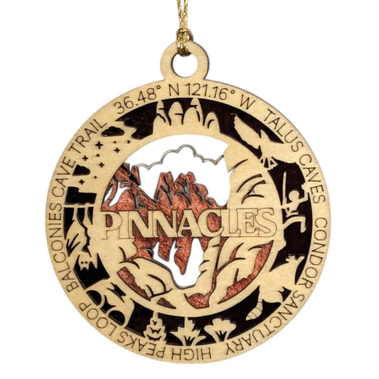 3.5" Pinnacles National Park Ornament / Car Charm - USA Made