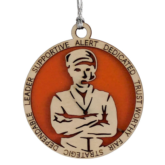 3" Male Coach Ornament / Car Charm