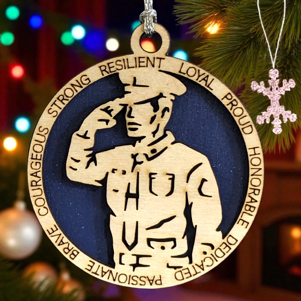 3" Coast Guard Male Sailor Ornament, Formal Uniform