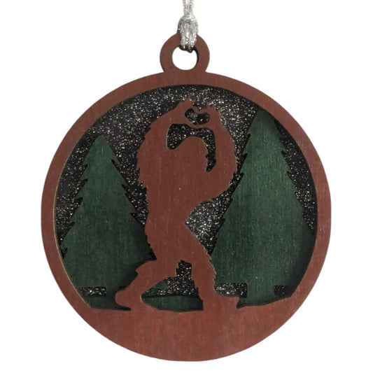 3" Bigfoot Ornament - Heart Hands