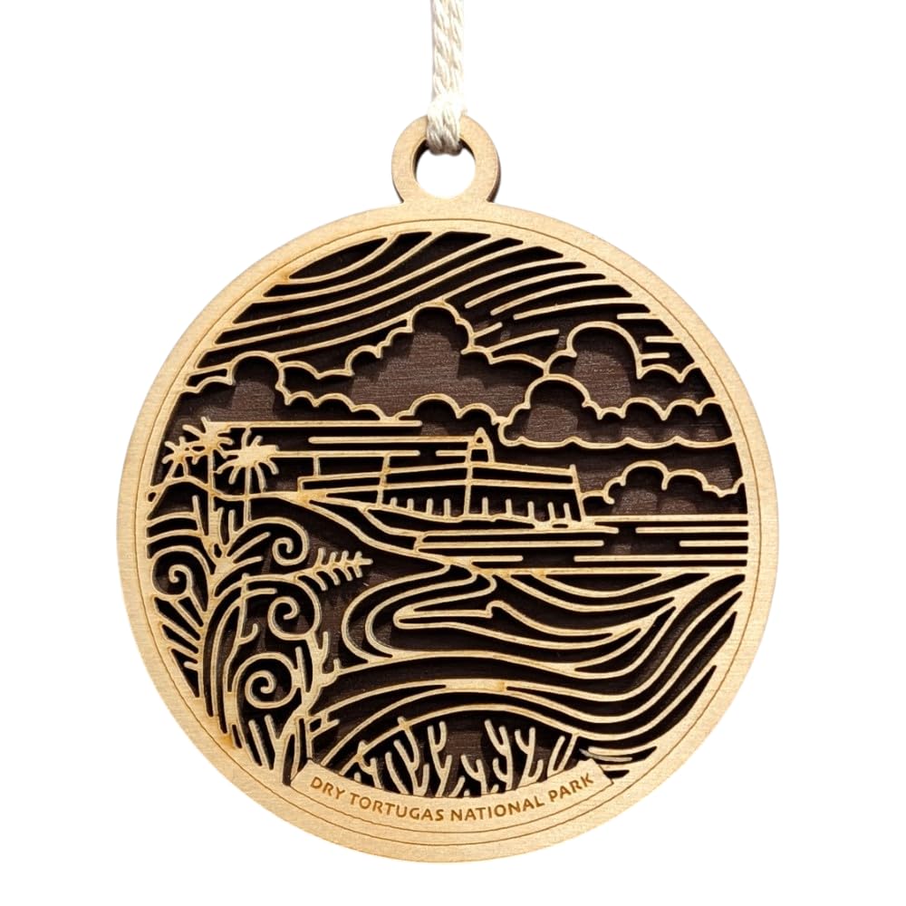 Dry Tortugas National Park 3.5" Wooden Ornament