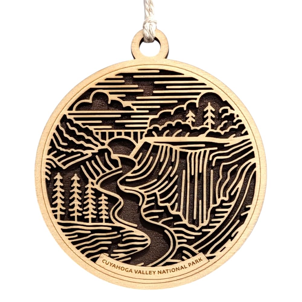 Cuyahoga Valley National Park 3.5" Wooden Ornament