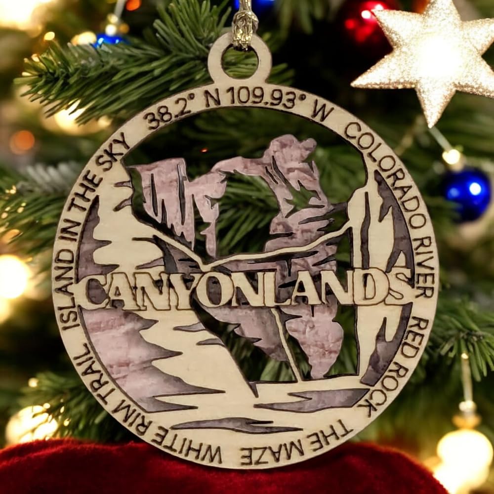 3" Canyonlands National Park Ornament / Car Charm - USA Made
