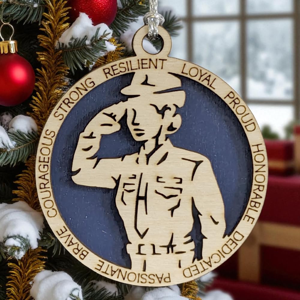 3" Coast Guard Female Sailor Ornament, Formal Uniform