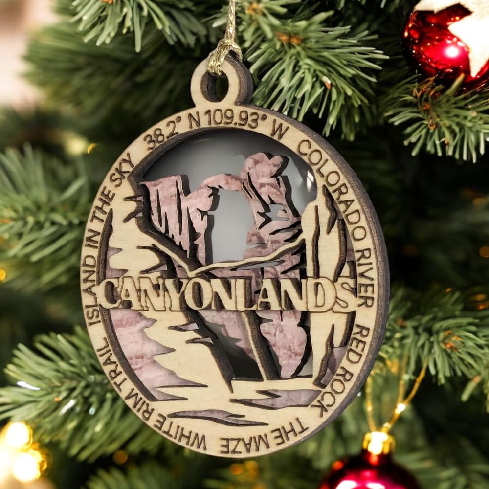 3" Canyonlands National Park Ornament / Car Charm - USA Made