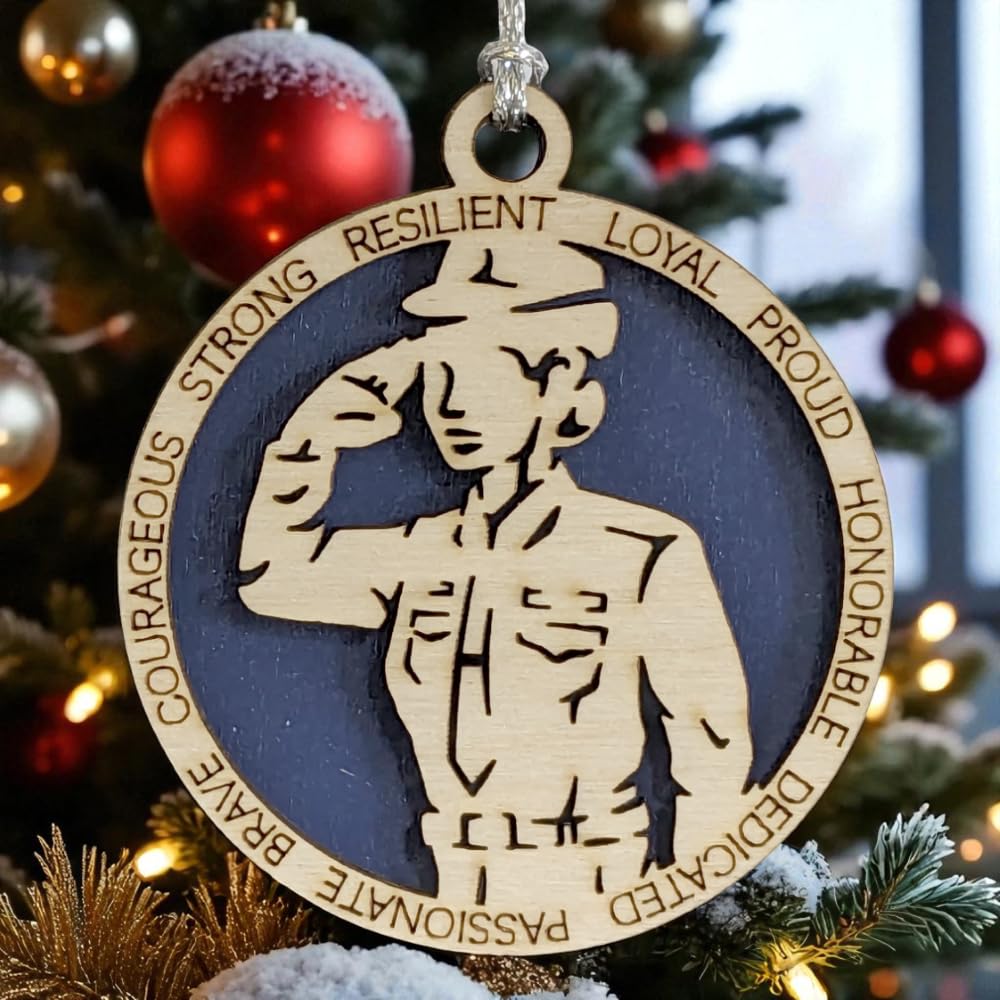 3" Coast Guard Female Sailor Ornament, Formal Uniform