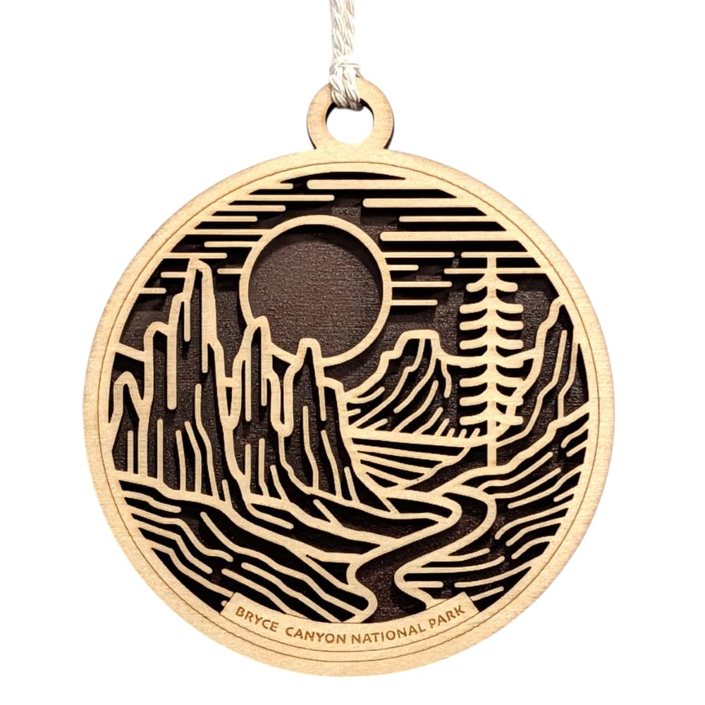 Bryce Canyon National Park 3.5" Wooden Ornament
