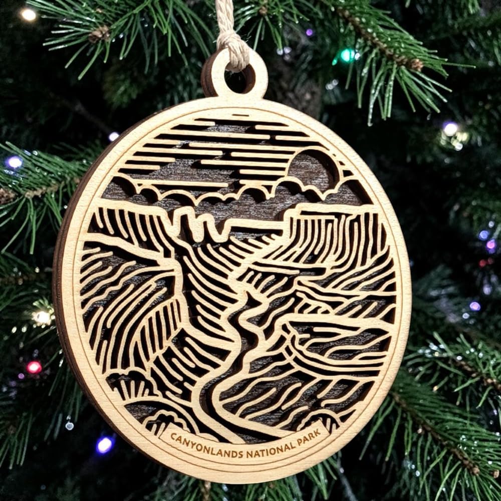 Canyonlands National Park 3.5" Wooden Ornament