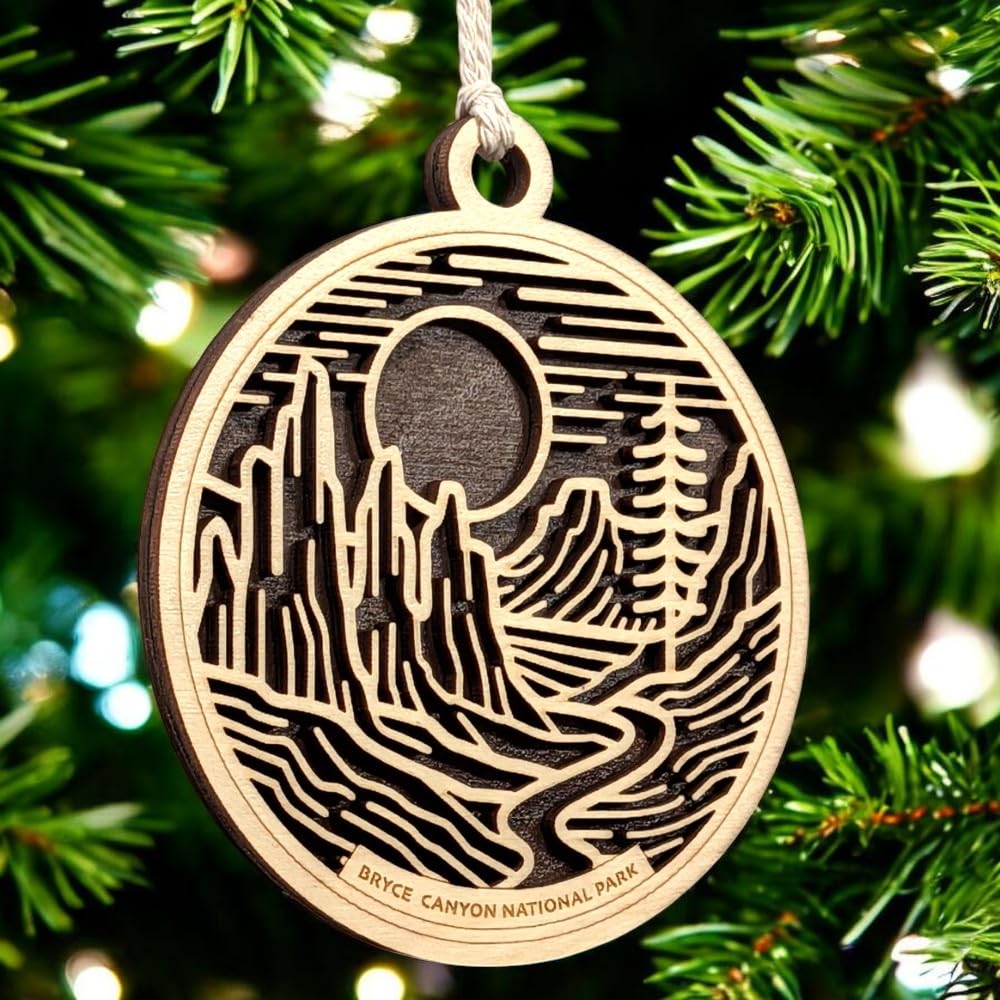 Bryce Canyon National Park 3.5" Wooden Ornament