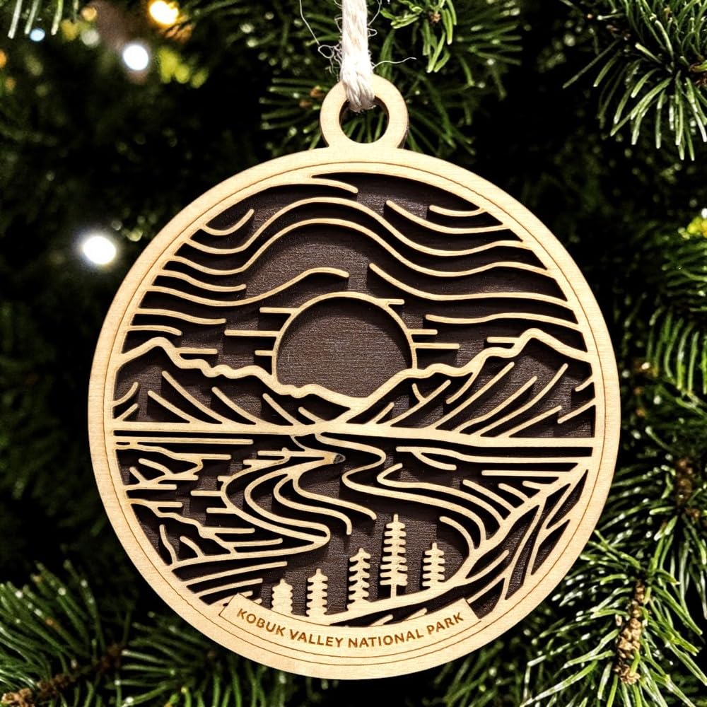 Kobuk Valley National Park 3.5" Wooden Ornament