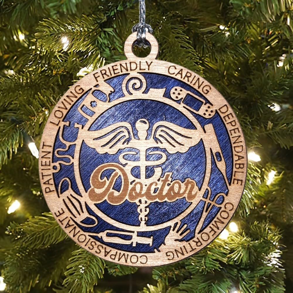 3" Doctor Caduceus Ornament
