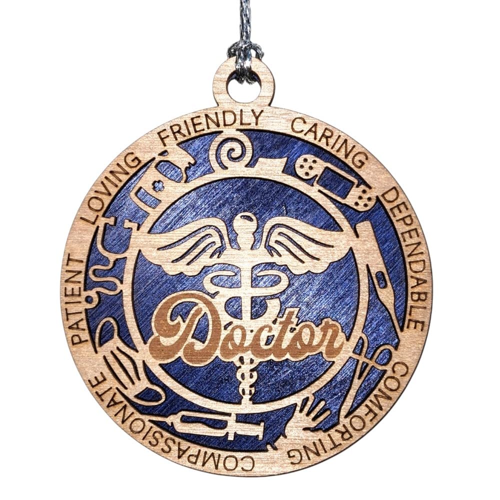 3" Doctor Caduceus Ornament