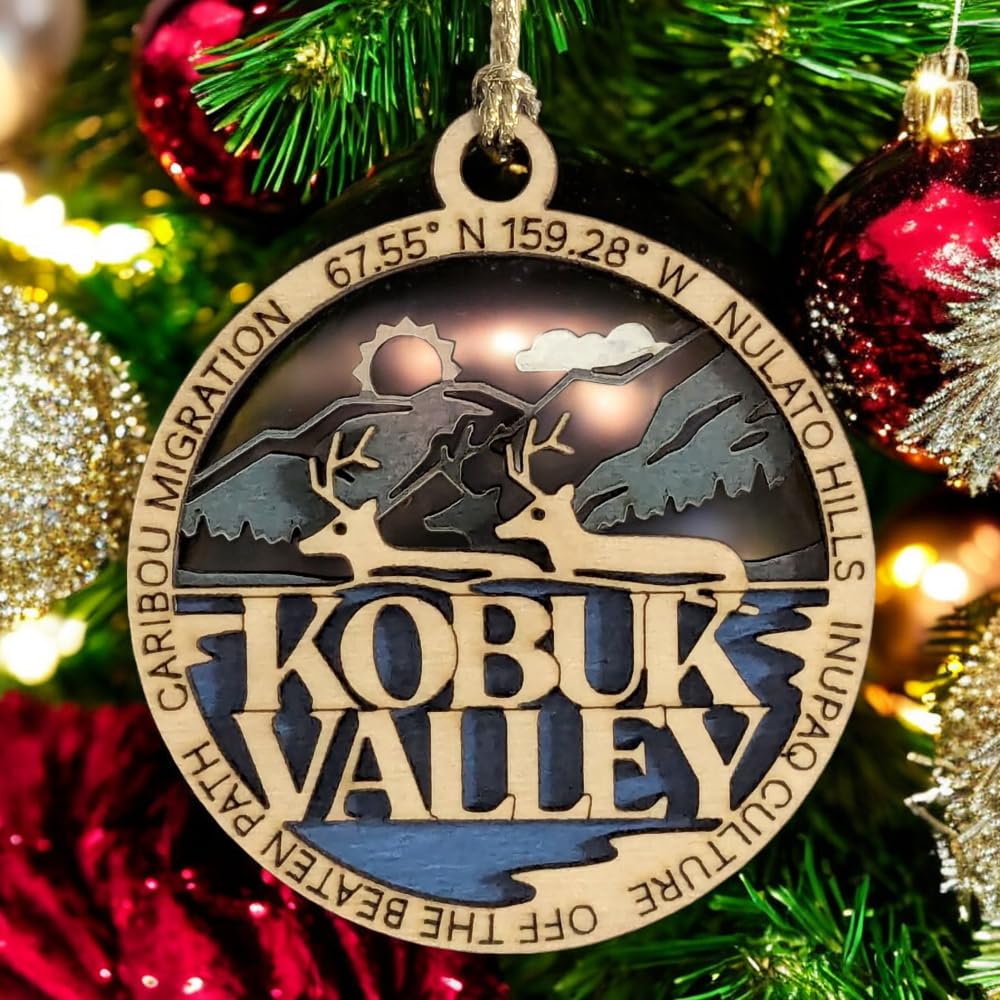 3" Kobuk Valley National Park Ornament / Car Charm - USA Made