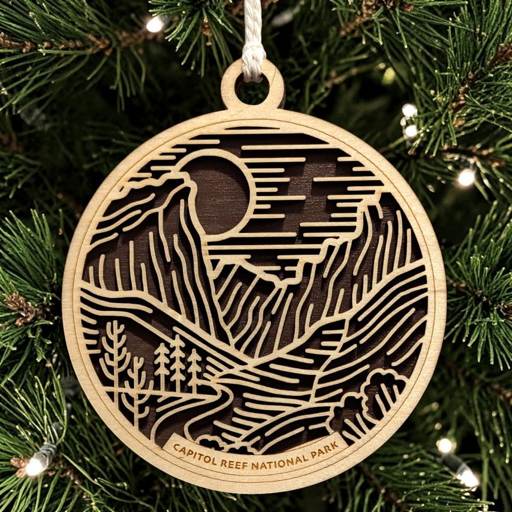 Capitol Reef National Park 3.5" Wooden Ornament