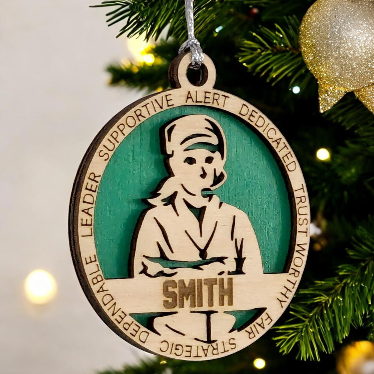 3" Personalized Coach Ornament