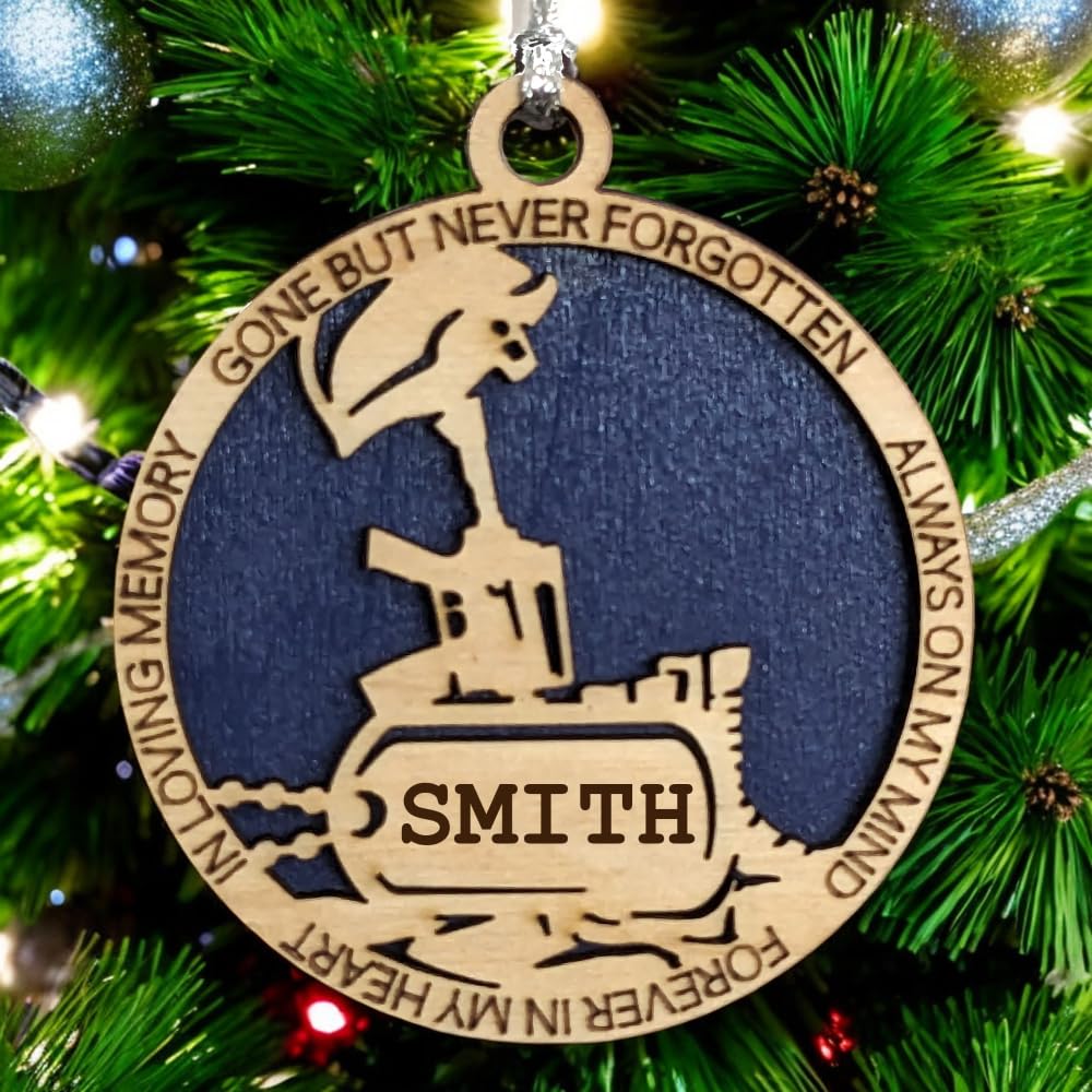 3" Navy Memorial Ornament, Battlefield Cross, Dog Tag