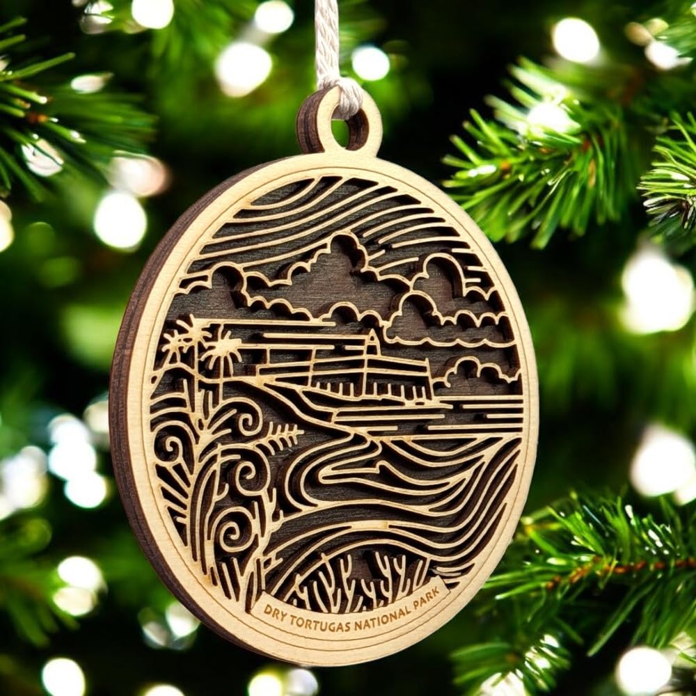 Dry Tortugas National Park 3.5" Wooden Ornament