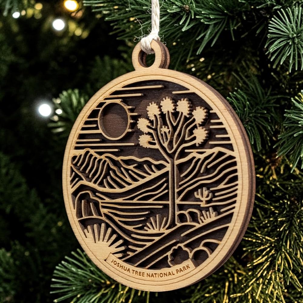 Joshua Tree National Park 3.5" Wooden Ornament