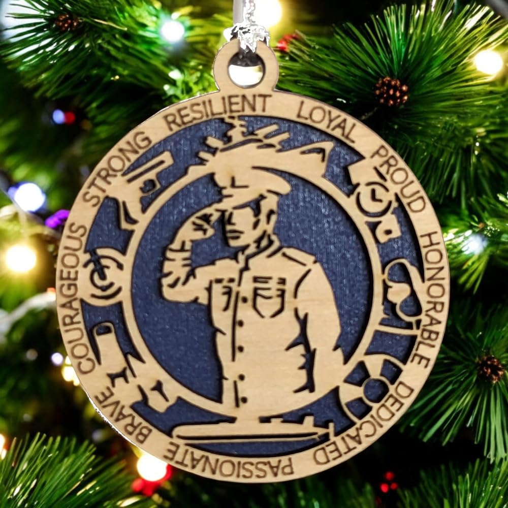 3" Navy Male Sailor Ornament, Formal Uniform, Icons