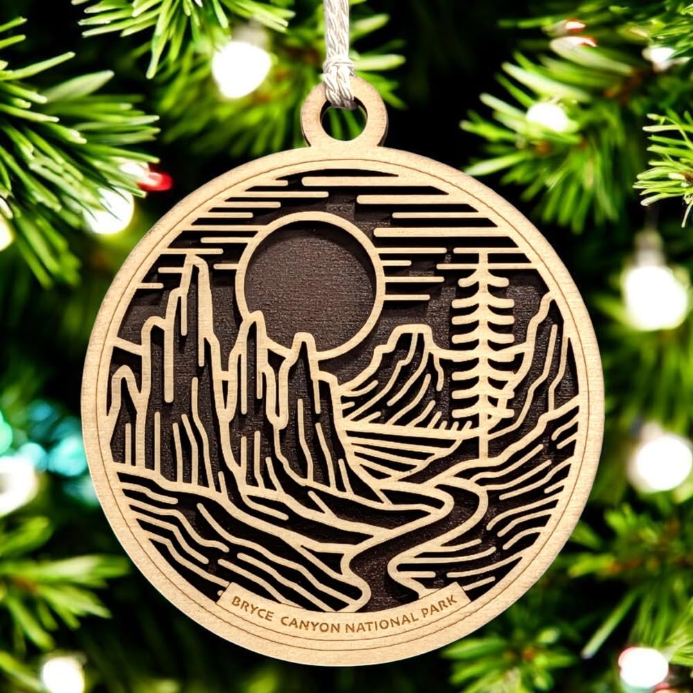 Bryce Canyon National Park 3.5" Wooden Ornament