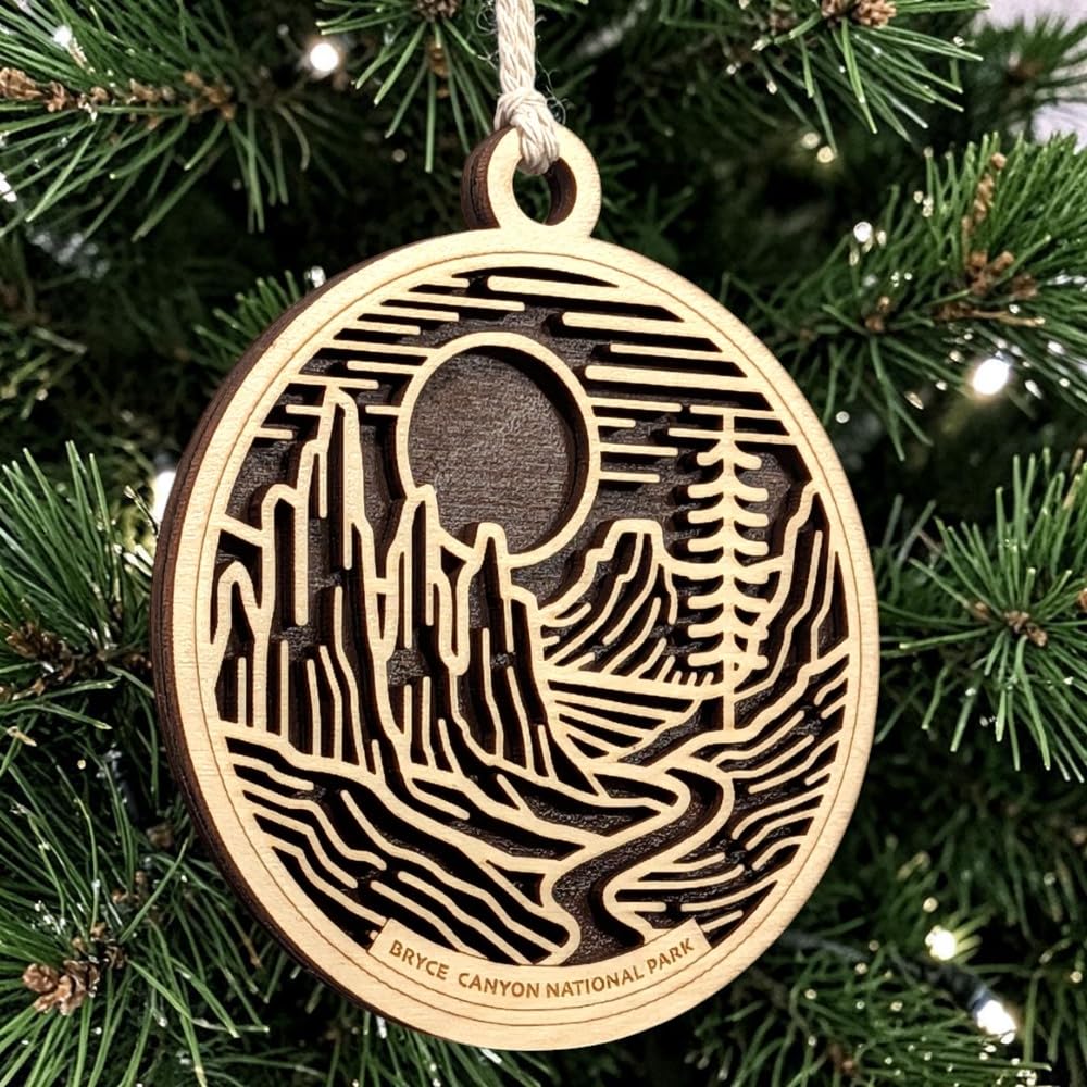 Bryce Canyon National Park 3.5" Wooden Ornament