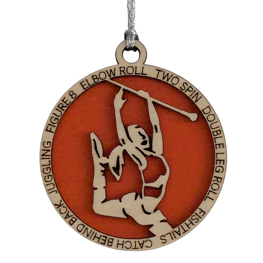 3" Baton Twirler Majorette Ornament