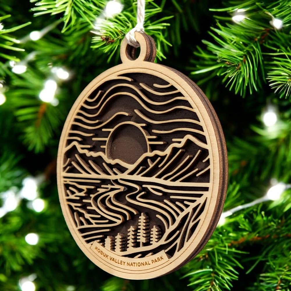 Kobuk Valley National Park 3.5" Wooden Ornament