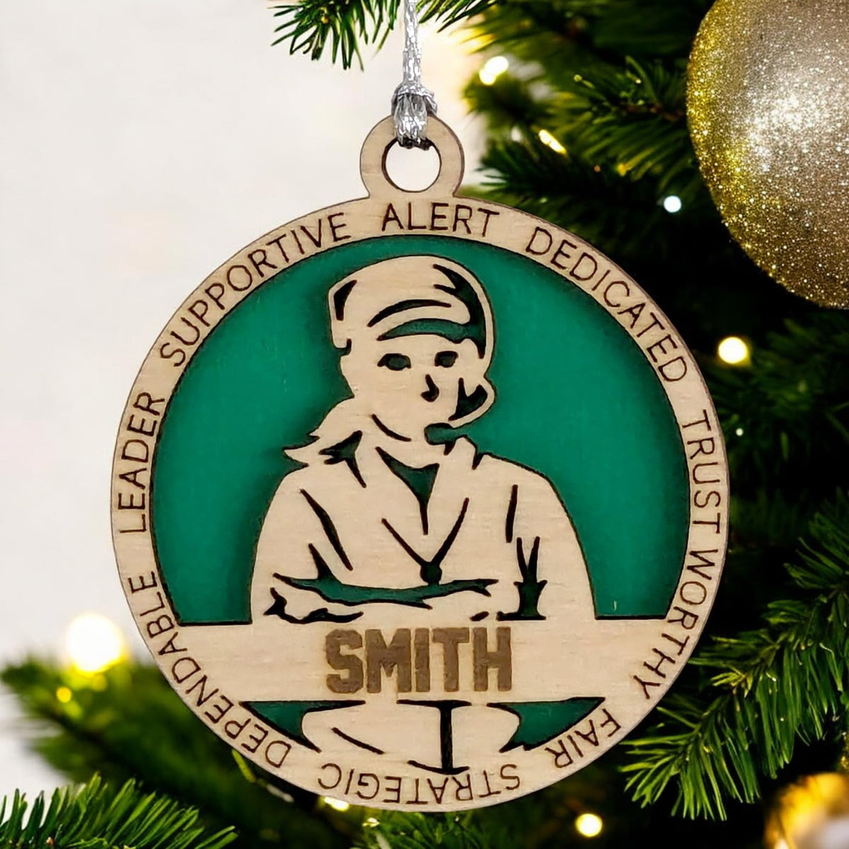 3" Personalized Coach Ornament
