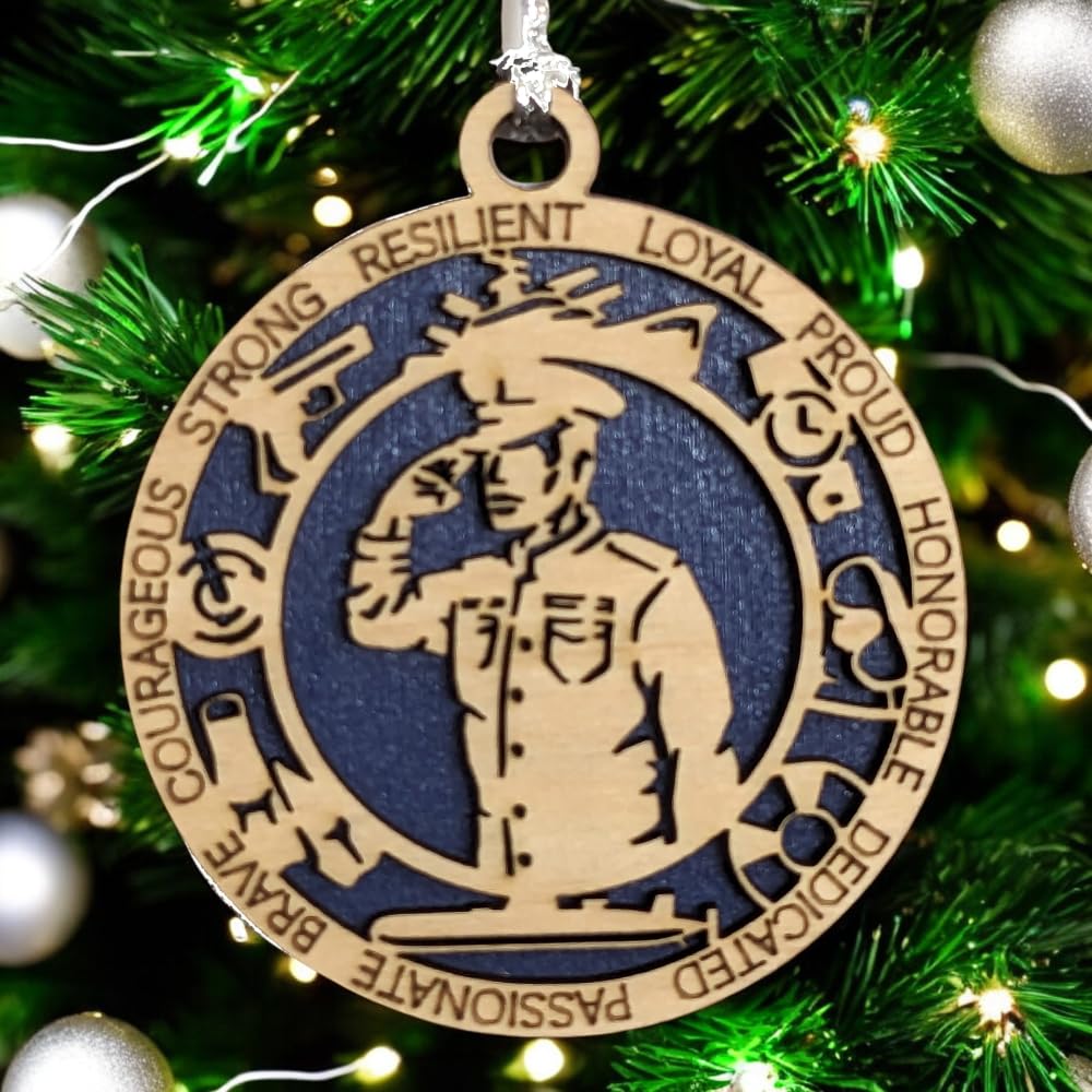 3" Navy Male Sailor Ornament, Formal Uniform, Icons