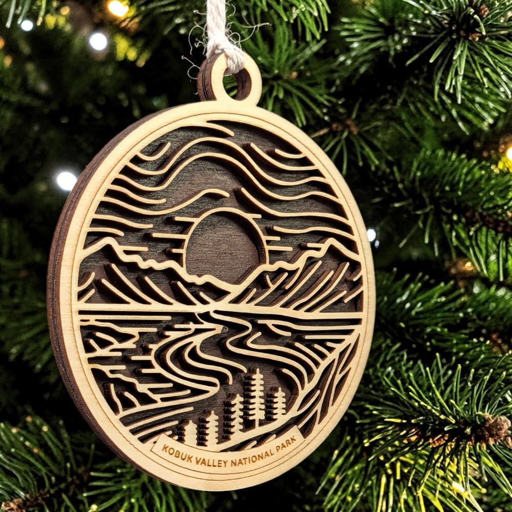 Kobuk Valley National Park 3.5" Wooden Ornament