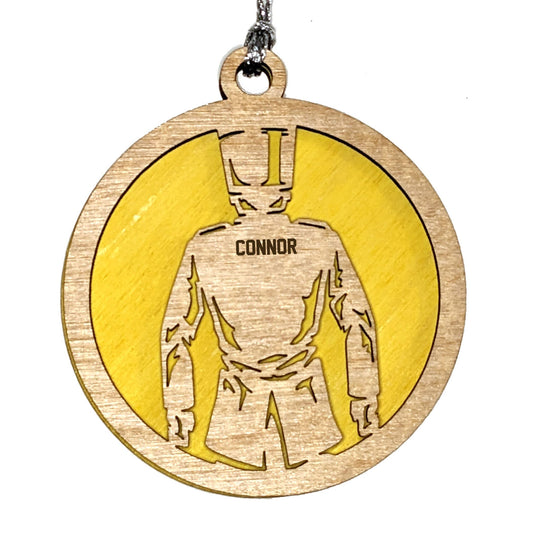Handmade 3" Custom Name Male Marching Band Ornament