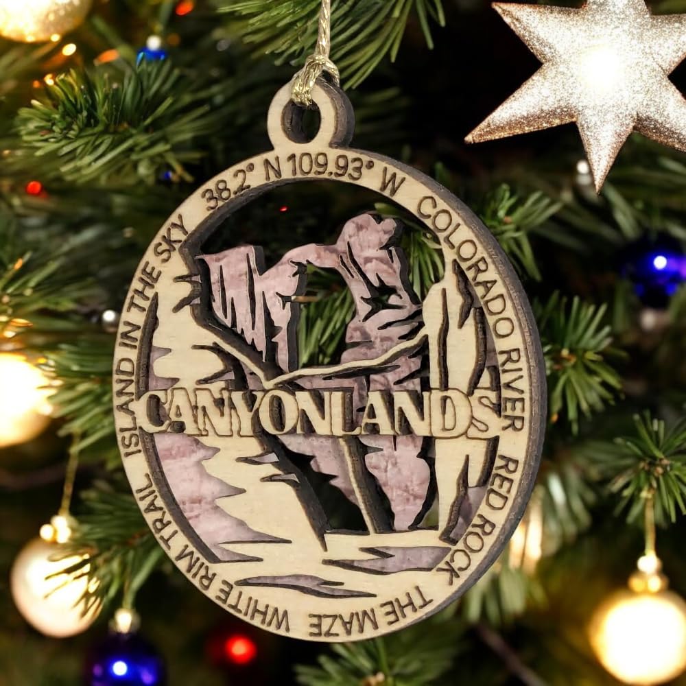 3" Canyonlands National Park Ornament / Car Charm - USA Made