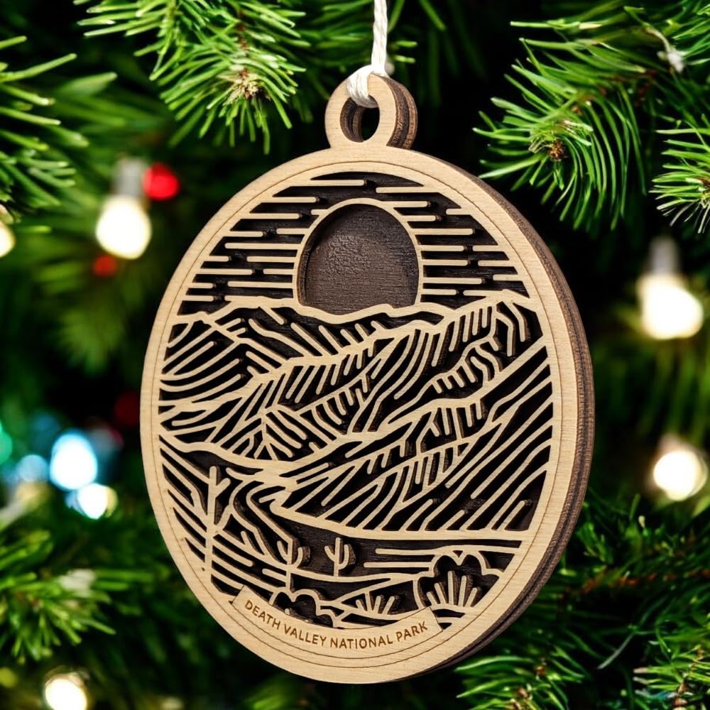 Death Valley National Park 3.5" Wooden Ornament