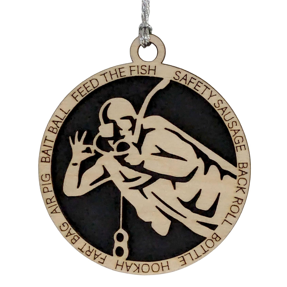 3" Scuba Diver Slang Christmas Ornament