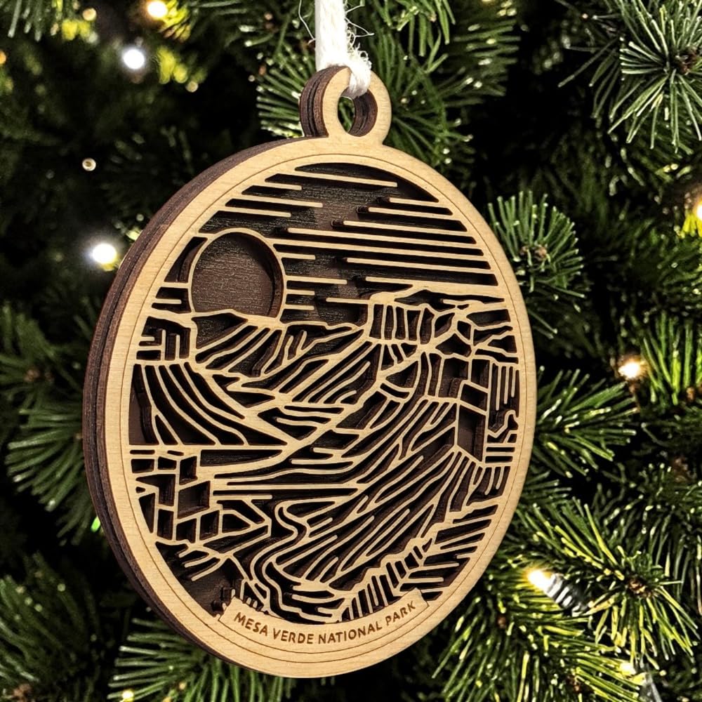 Mesa Verde National Park 3.5" Wooden Ornament