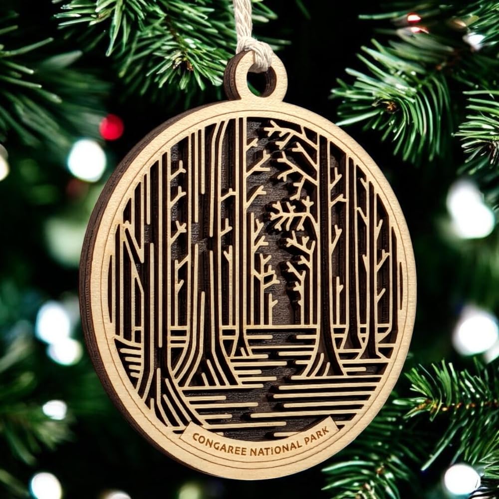 Congaree National Park 3.5" Wooden Ornament
