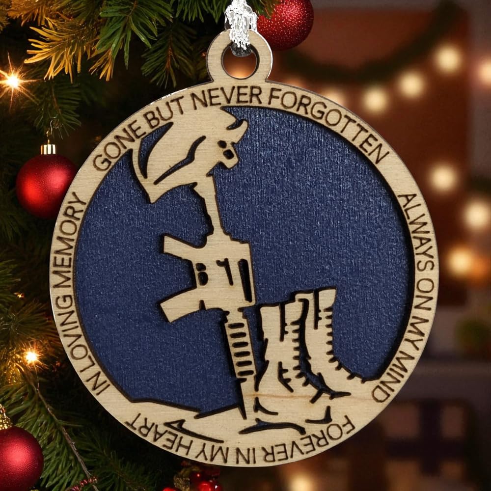 3" Coast Guard Memorial Ornament, Battlefield Cross