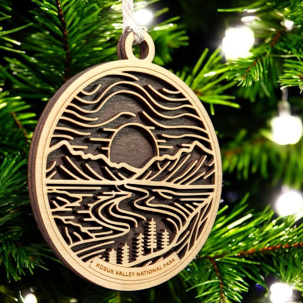 Kobuk Valley National Park 3.5" Wooden Ornament