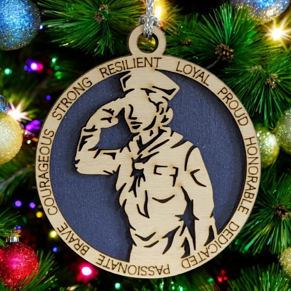 3" Navy Female Sailor Ornament, Field Uniform