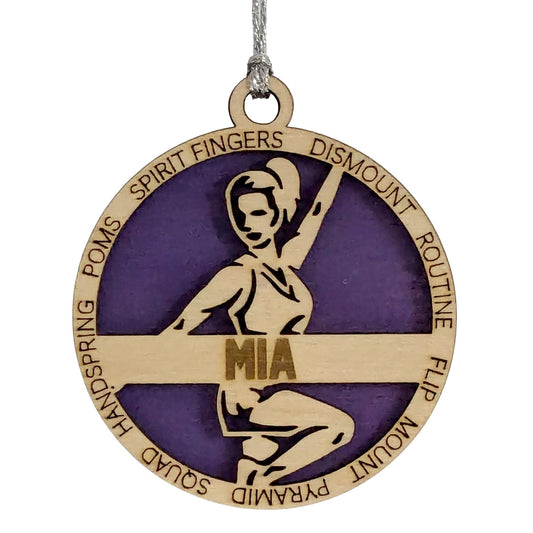 3" Personalized Cheer Pointing Ornament