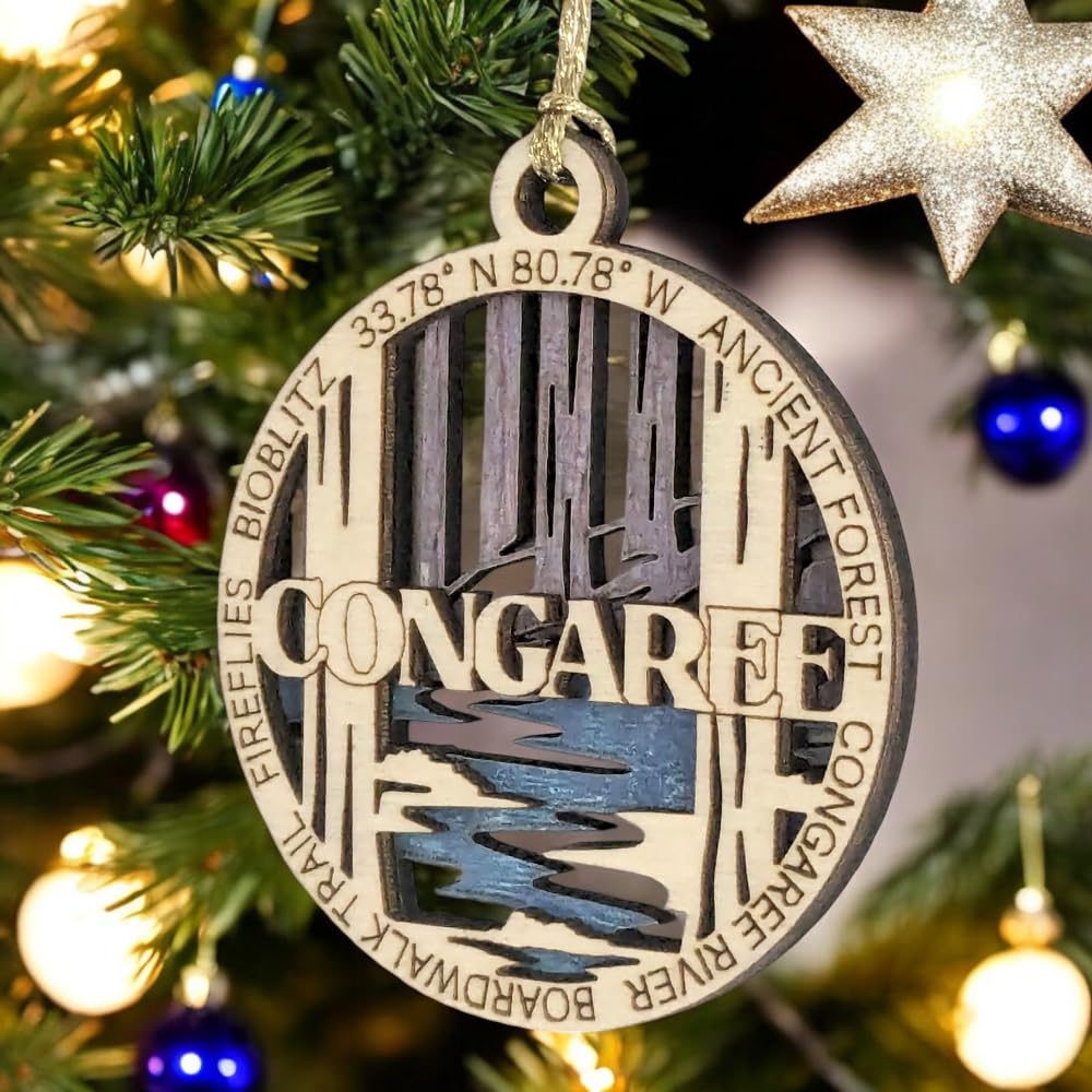3" Congaree National Park Ornament / Car Charm - USA Made