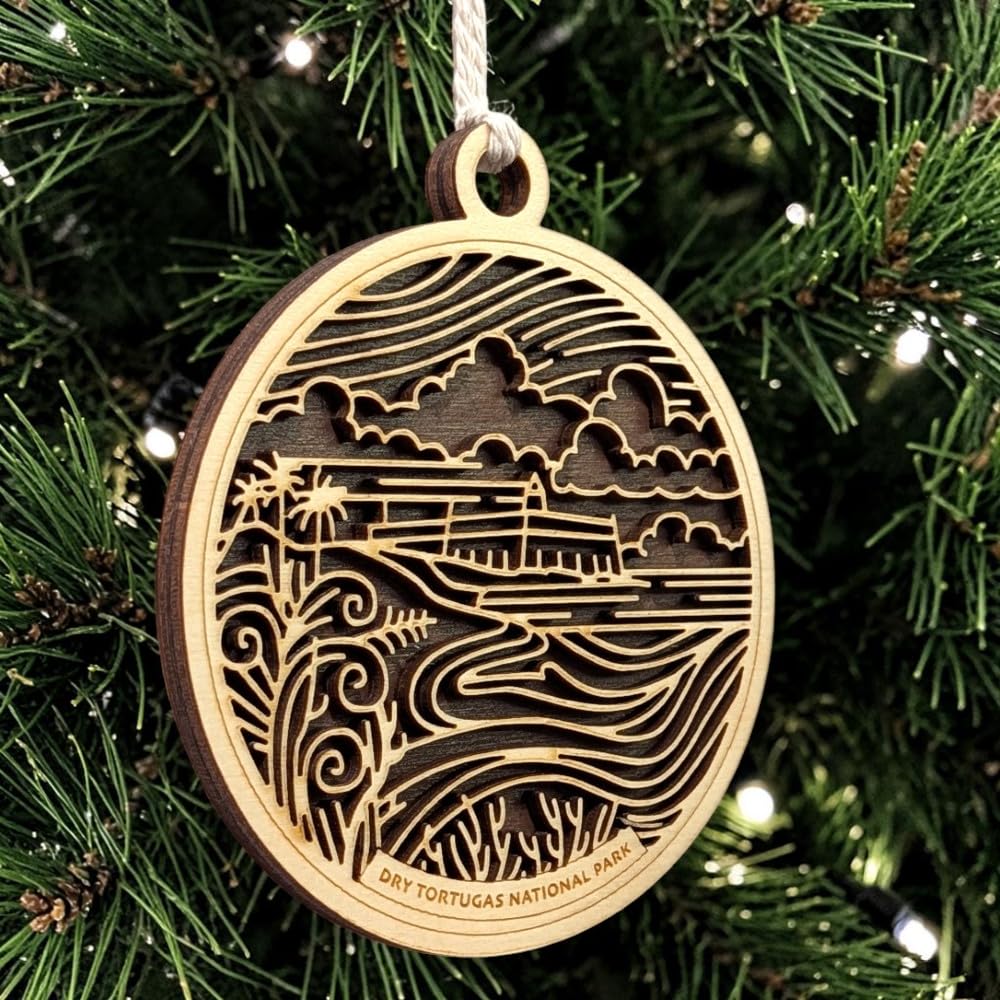 Dry Tortugas National Park 3.5" Wooden Ornament