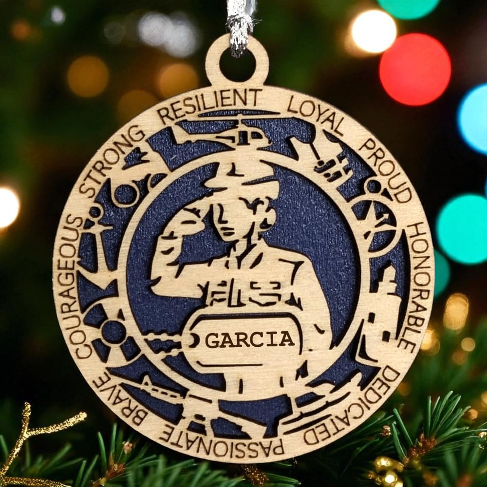 3" Coast Guard Female Ornament, Formal Uniform, Icons, Dog Tag