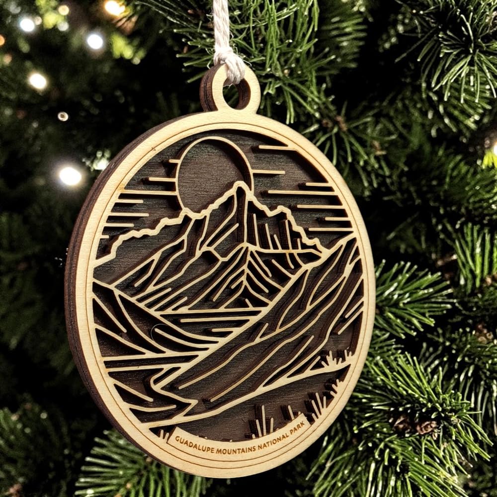 Guadalupe Mountains National Park 3.5" Wooden Ornament