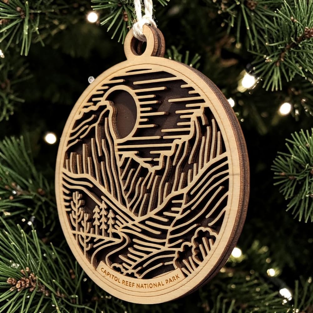 Capitol Reef National Park 3.5" Wooden Ornament