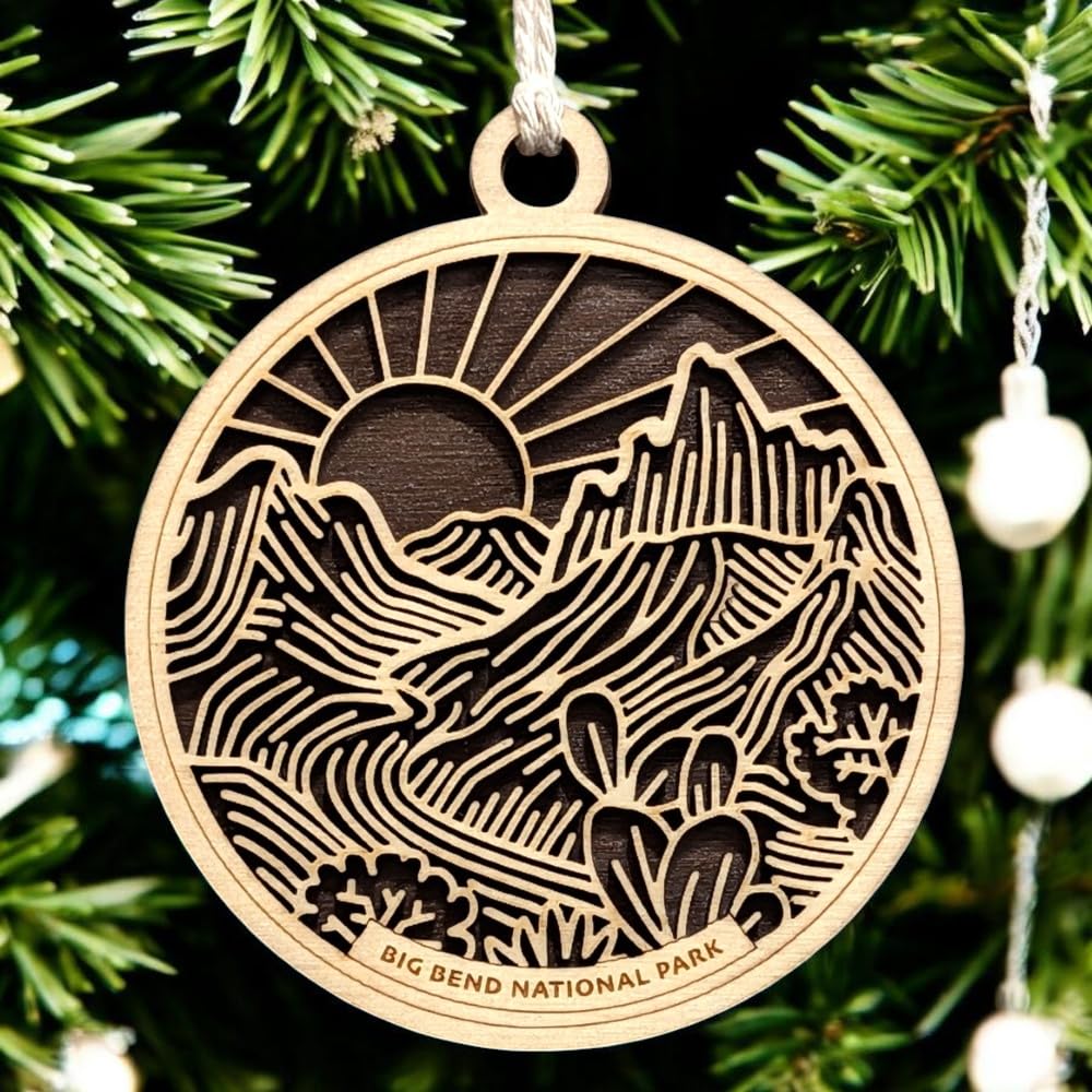 Big Bend National Park 3.5" Wooden Ornament