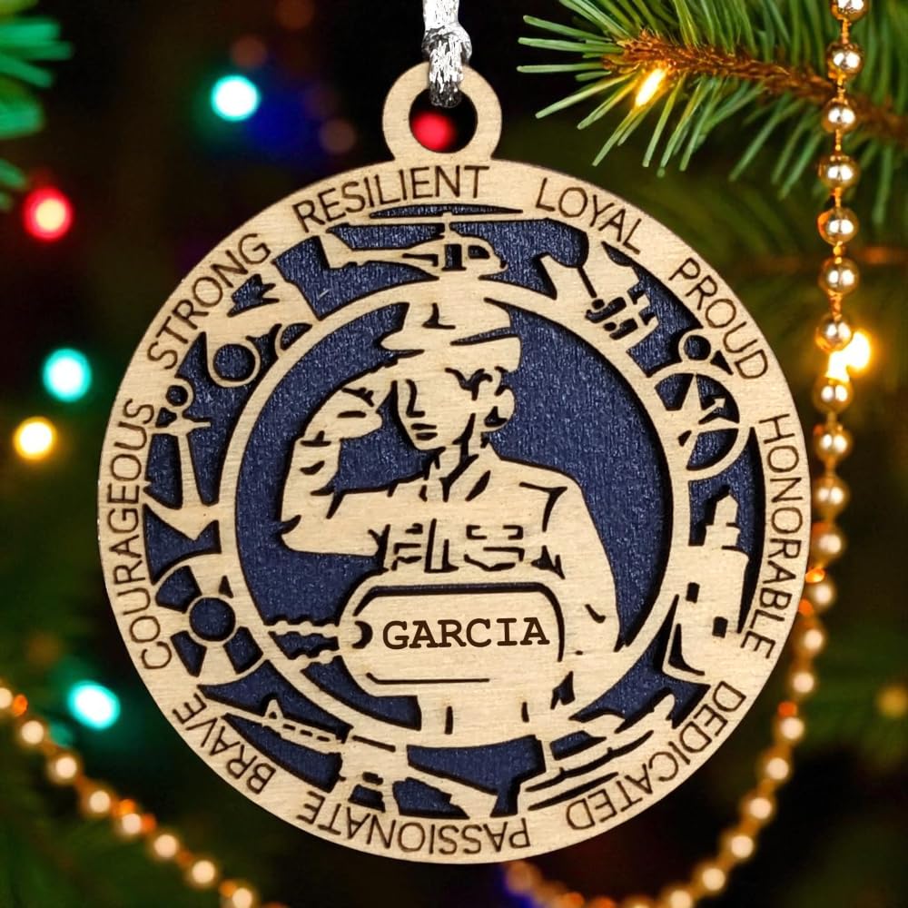 3" Coast Guard Female Ornament, Formal Uniform, Icons, Dog Tag