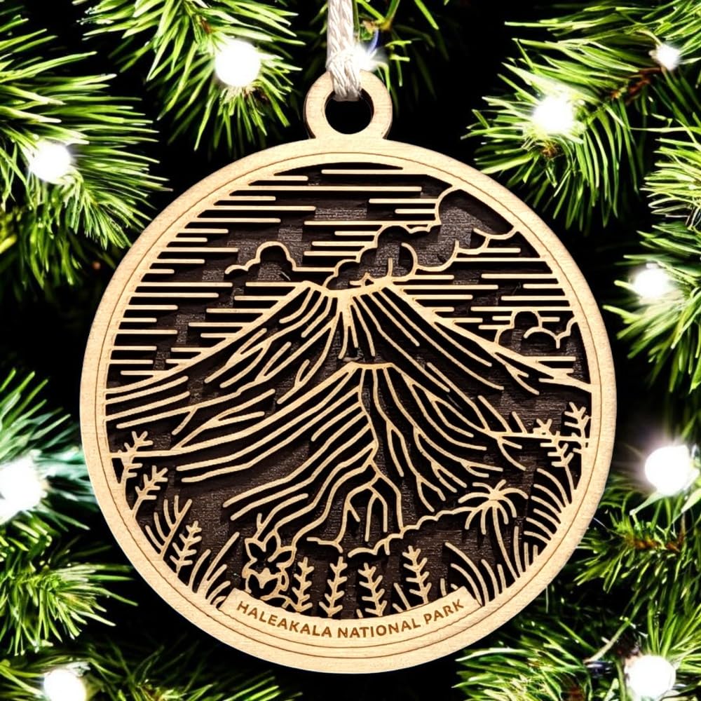 Haleakala National Park 3.5" Wooden Ornament