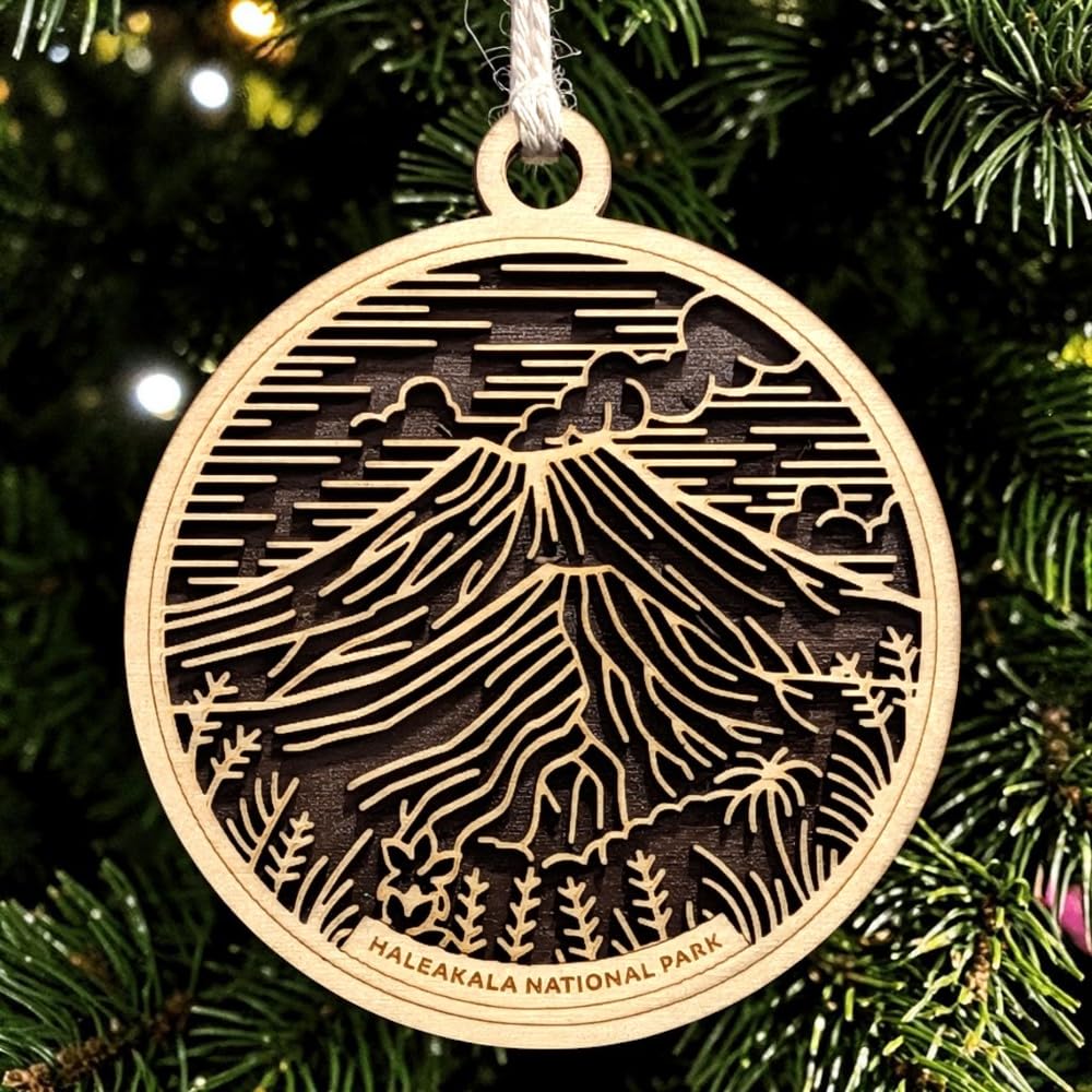 Haleakala National Park 3.5" Wooden Ornament