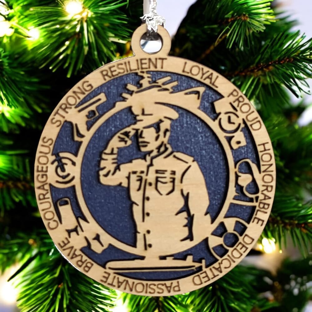 3" Navy Male Sailor Ornament, Formal Uniform, Icons